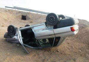 فوت جوان ۲۱ ساله براثر واژگونی خودرو در مسیر بافق به سیریز