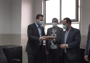دکتر احسان ثنائی رئیس بیمارستان بافق شد+تصاویر