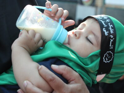 برگزاری مراسم شیرخوارگان حسینی در بافق+تصاویر